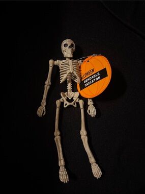 Halloween Decorations Bendable Skeleton Small Figurine